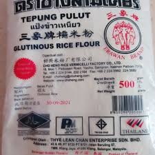 Glutinous rice flour available soon. Glutinous Rice Flour 500g Shopee Malaysia