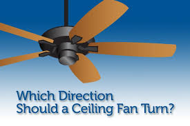 direction should a ceiling fan turn