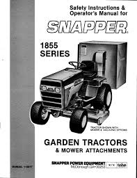 snapper 1855 lawn mower user manual