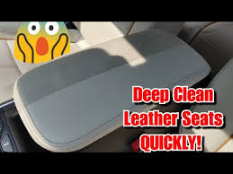 Deep Clean Leather Seats
