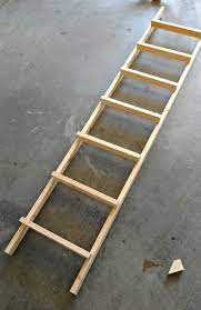 decorative wooden ladder diy under