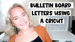 laminated bulletin board letters using