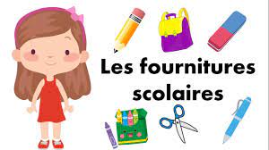 Apprendre les fournitures scolaires en français | Let's Learn - YouTube