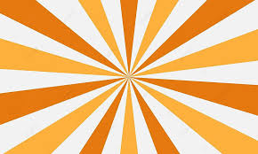 Orange And White Sunburst Wallpaper For