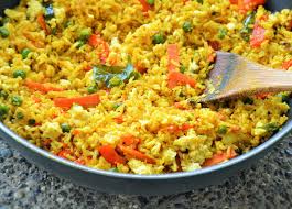 curry fried quinoa rice recipe by