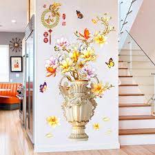 Classical Vase Flower Wall Sticker
