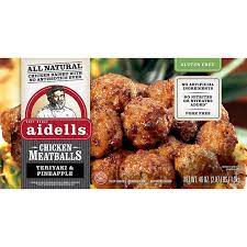 Aidells Chicken Teriyaki Meatballs Costco gambar png