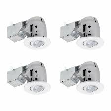 Globe Electric White Recessed Led Light Kit Fits Opening 3 In For Sale Online Ebay