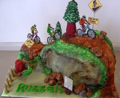When you're going through galleries or lists of 40th birthday cake ideas for someone you know, try to keep these tips in mind if you'd like, you can outline the designs and lettering with a toothpick before you pipe on the frosting so that you have a. 15 Mountain Biking Cakes Perfect For Those Who Eat