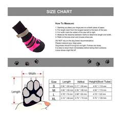 Haveget Waterproof Pet Dog Boots Anti Slip Shoes Soft Soled