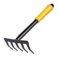 Hand Rake Gardening Five Tooth Rake