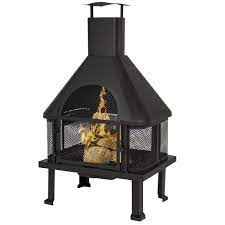 Unlike fire pits made from metal, chimeneas are insulated so that when one is lit, they are warm to the touch and will not burn you. Best Choice Products Firehouse Fire Pit With Chimney Outdoor Backyard Deck Fireplace Fire Pit Chimney Deck Fireplace Deck Fire Pit