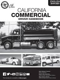california commercial driver handbook