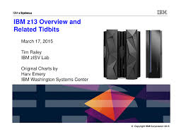 Ibm Z13 Overview And Related Tidbits March 17 2015 Tim