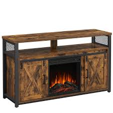 Tv Cabinet With Electric Fireplace For