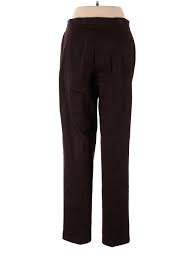 dressbarn dress pants high rise burgundy bottoms women s size 14 thredup
