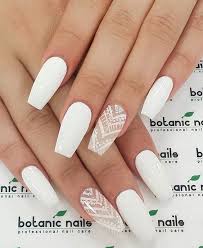 A wide variety of white nails design options are available to you, such as material. 20 Nail Design And Art Ideas For Coffin Nails Styleoholic