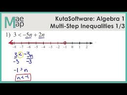 Infinite Algebra 1 Multi Step