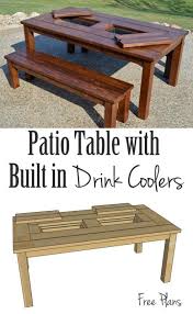 Dining Table And Bench Building Plan