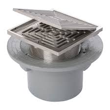 Floor Drain 150mm Square Stainless
