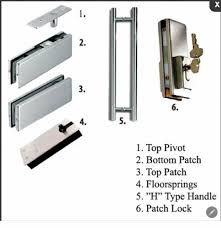 Standard Swing Glass Door Fittings