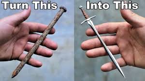 i turn a large rusty nail into a