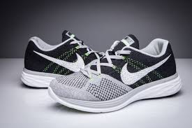 Nike Flyknit Lunar 3 Running Shoes Black White