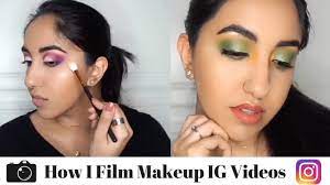 how i film insram makeup videos my