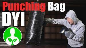 how to make a dyi punching bag you