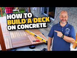 A Deck On Concrete For Beginners