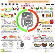 Infographics Nutrition In Case Of Pancreatitis Stock Vector