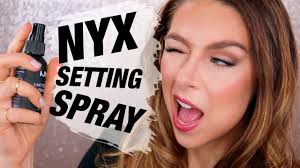 nyx matte finish setting spray hit or