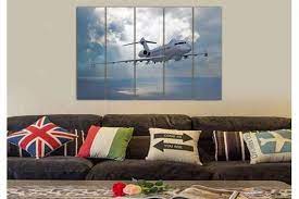 Aviation Canvas Airplane Wall Art
