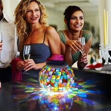 Color Changing Solar Powered Glass Ball