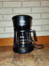 Small footprint, ideal for 1 or 2 people drinking coffee, in the drawback is that you can't see through it to determine how much water or coffee is in there. Mr Coffee 5 Cup Programmable Coffee Maker Brew Later Feature Walmart Com Walmart Com