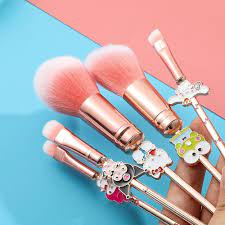 cute 5pcs cartoon makeup brush set