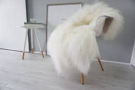 single large icelandic sheepskin rug