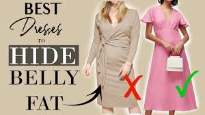 How to hide a pregnancy. The Best Dresses To Hide Belly Fat And Still Look Elegant Classy Outfits For Women Youtube