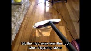 steam mop to clean wood floors