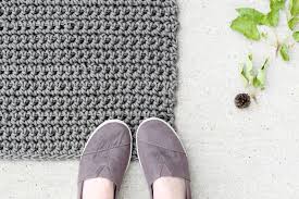 how to crochet an outdoor rug for