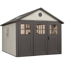 lifetime 11 ft x 11 ft outdoor storage shed