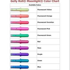 Gelly Roll Pen Color Chart Best Picture Of Chart Anyimage Org