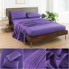 mohap 4pcs bed sheet set 1500 count