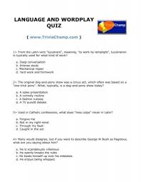 Here are one hundred quiz questions, with the answers in italics beside them. To Print This Quiz Trivia Champ