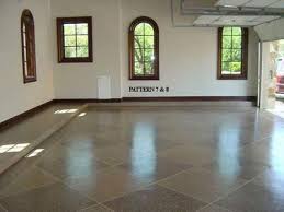 custom garage epoxy floor designs