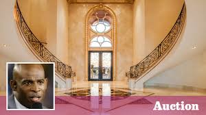 An overview of deion sanders' texas mansion. Deion Sanders Former Mansion To Be Auctioned By Texas Developer Los Angeles Times