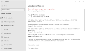 microsoft windows security updates