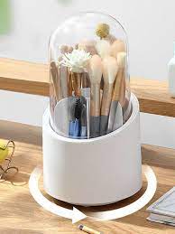 1pc cosmetic brush organizer with cover