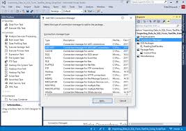 into sql server with ssis script task
