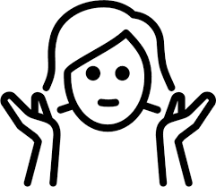 woman shrugging light skin tone emoji